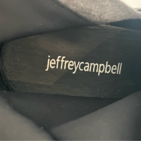 Jeffrey Campbell Claudio Block Heel Sock Boot – Faux Suede Black Women’s Size 9 - Picture 11 of 14